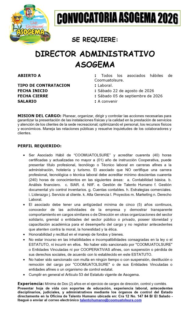 04. CONVOATORIA DIRECTOR ADMT ASOGEMA 02