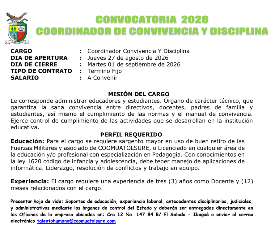 05. CONVOCATORIA COOR CONVIVENCIA